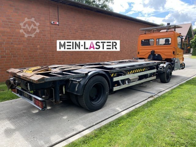 Swap body truck MERCEDES-BENZ Kamag Wiesel Umsetzter Sattelplatte