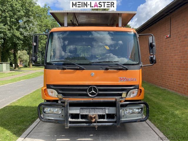 Swap body truck MERCEDES-BENZ Kamag Wiesel Umsetzter Sattelplatte