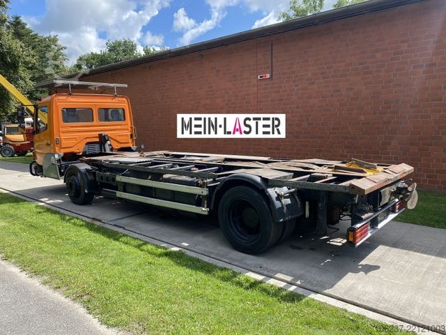Swap body truck MERCEDES-BENZ Kamag Wiesel Umsetzter Sattelplatte