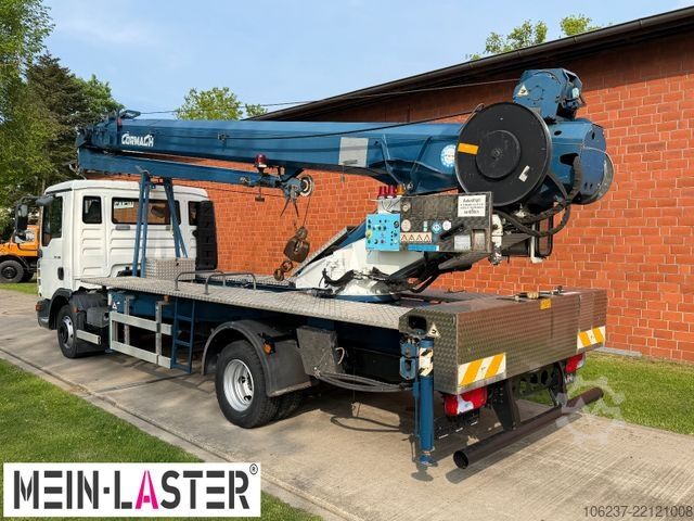 Truck-mounted crane van MAN 8.180  Cormach 23000 36-3  35m kein Klaas/Böcker