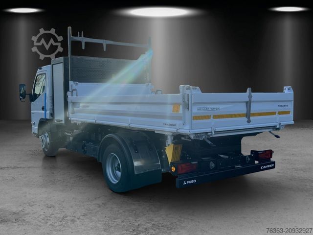 Tipper van  7C18M eCanter Meiller Trigenius 3-Seiten mit Box