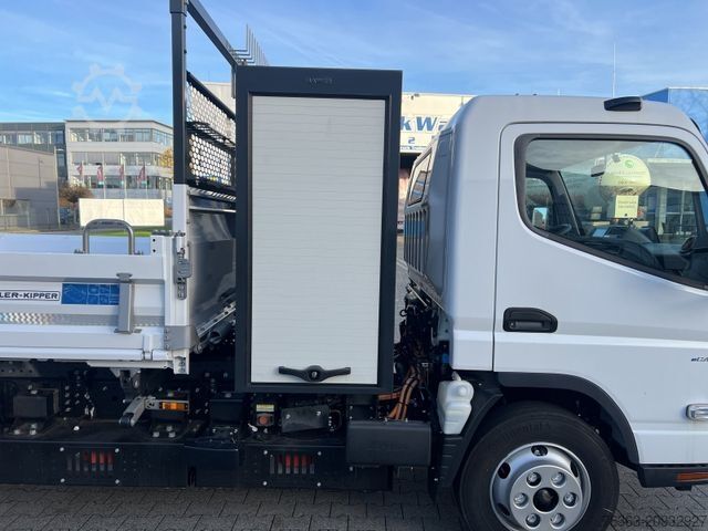 Tipper van  7C18M eCanter Meiller Trigenius 3-Seiten mit Box