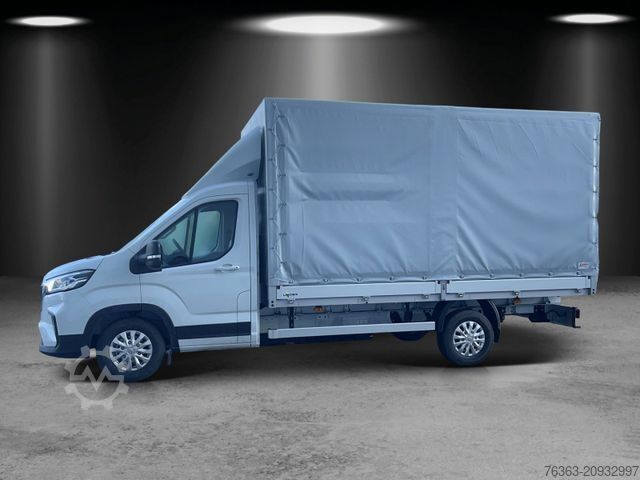 Curtain sider van MAXUS eDeliver 9 L4 N2 65 kWh AluPritsche Sonderpreis