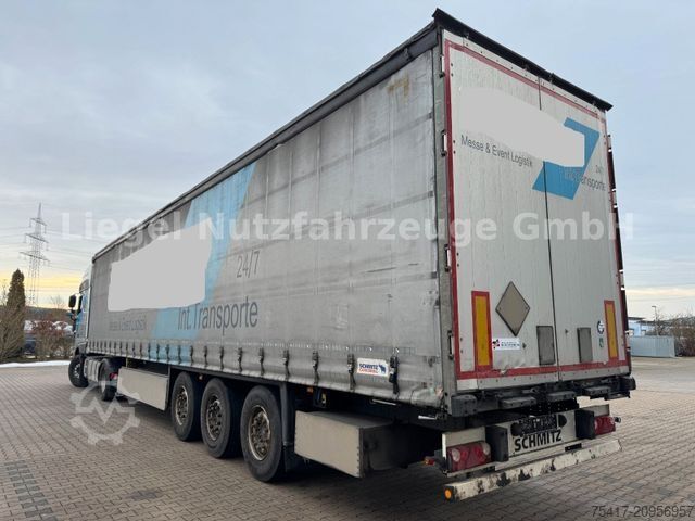 Open semitrailer with tarp SCHMITZ CARGOBULL SCB S3T standard*Lift*SP*TÜV*Palettenkasten