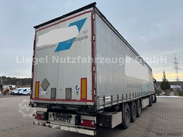 Open semitrailer with tarp SCHMITZ CARGOBULL SCB S3T standard*Lift*SP*TÜV*Palettenkasten