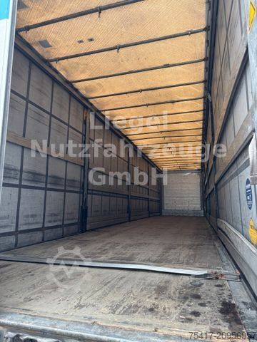 Open semitrailer with tarp SCHMITZ CARGOBULL SCB S3T standard*Lift*SP*TÜV*Palettenkasten