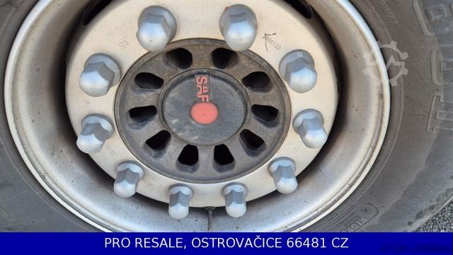 Open semitrailer with tarp WIELTON NS3K MEGA + LIFTACHSE