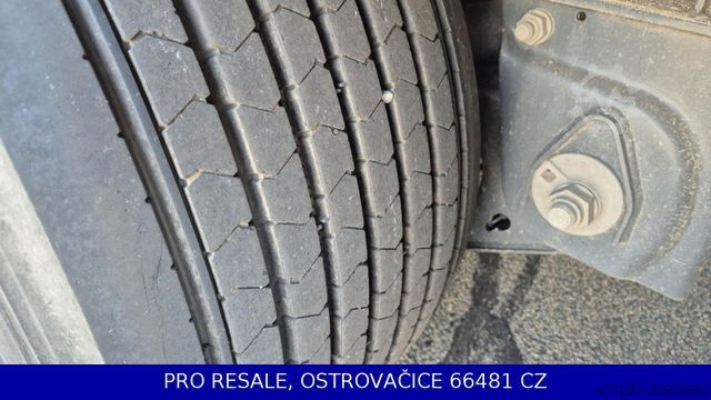 Open semitrailer with tarp WIELTON NS3K MEGA + LIFTACHSE