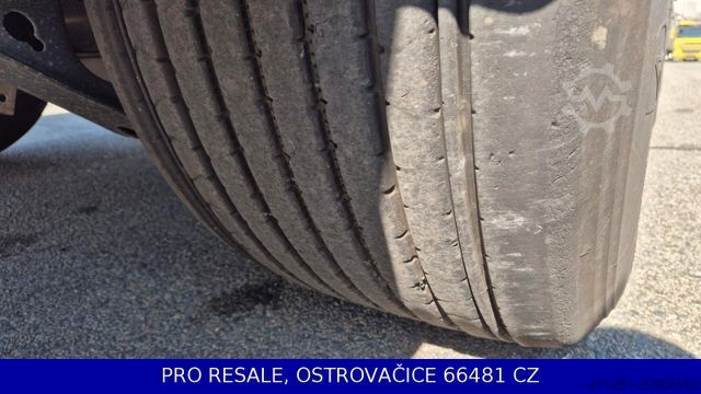 Open semitrailer with tarp WIELTON NS3K MEGA + LIFTACHSE