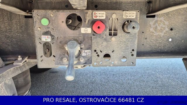 Open semitrailer with tarp WIELTON NS3K MEGA + LIFTACHSE