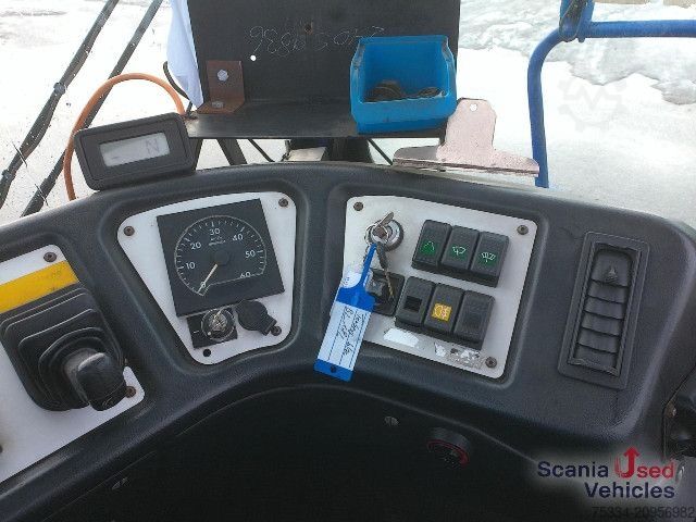 Swap body truck Terberg BC 182 mit Sattelkupplung und Straßenzulassung