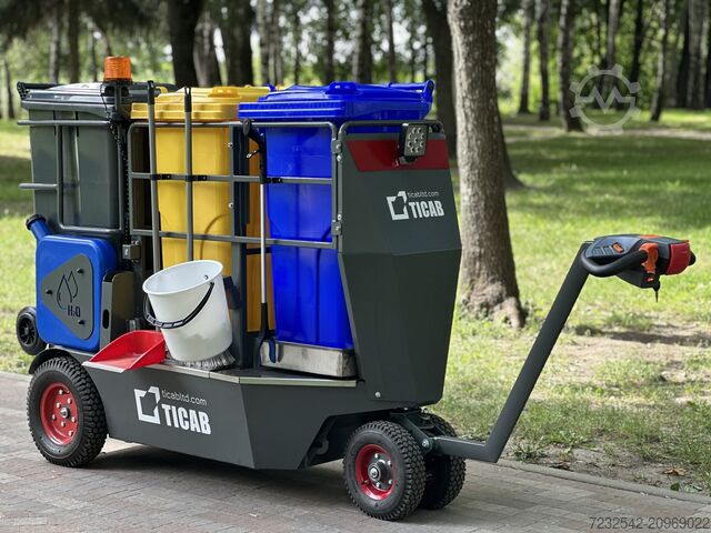 Public utility vehicle TICAB Street Orderly Barrow CITY BEETLE / Self