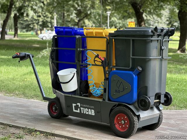 Public utility vehicle TICAB Street Orderly Barrow CITY BEETLE / Self