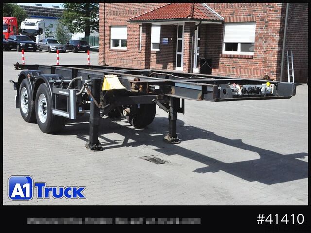 Auflieger-Wechselfahrgestell SCHMITZ SCF 18-20, 20 Fuss Container, Liftachse,