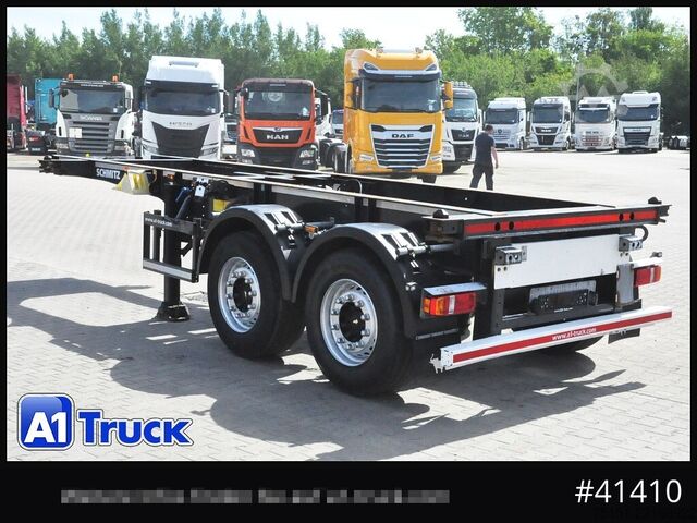 Auflieger-Wechselfahrgestell SCHMITZ SCF 18-20, 20 Fuss Container, Liftachse,