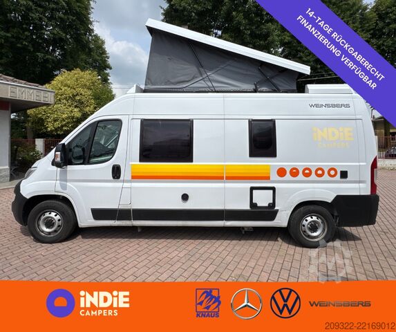 Kastenwagen Wohnmobil / Campervan 2024 Fiat Ducato Weinsberg Carabus | Manuale | Tetto a soffietto