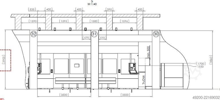 3D-Laserschneidanlage TRUMPF TruLaser Cell 7040