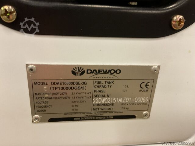 Generator set Daewoo 