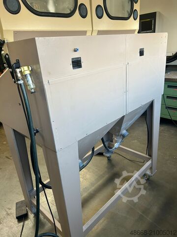 Sand blasting cabinet, sand blasting system HGH 60 40 DUO