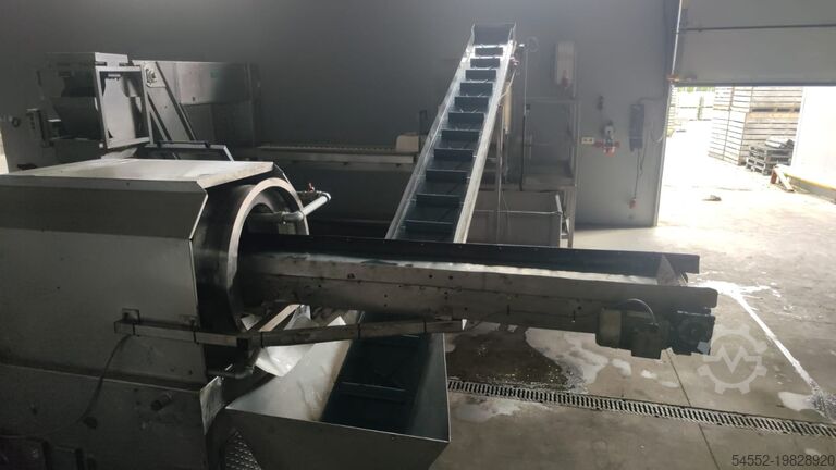 Fully peeling & vacum potatoes line DORNOW 20M-AT-MS