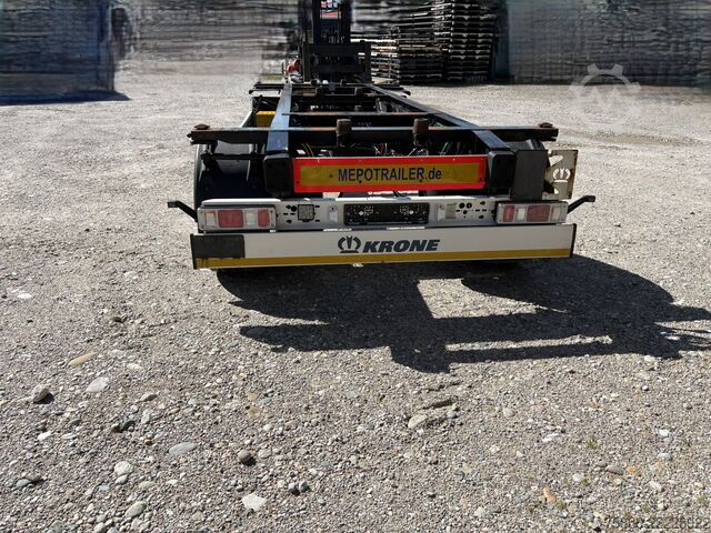 Swap chassis trailer Krone Lafette Breitreifen 445er mehrfach TOP