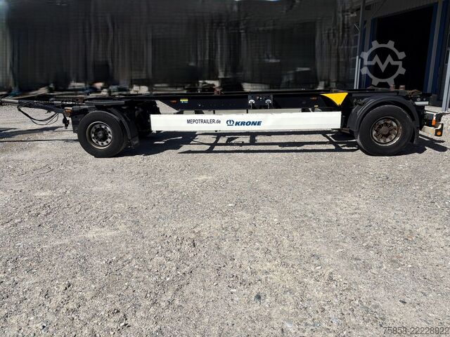 Swap chassis trailer Krone Lafette Breitreifen 445er mehrfach TOP