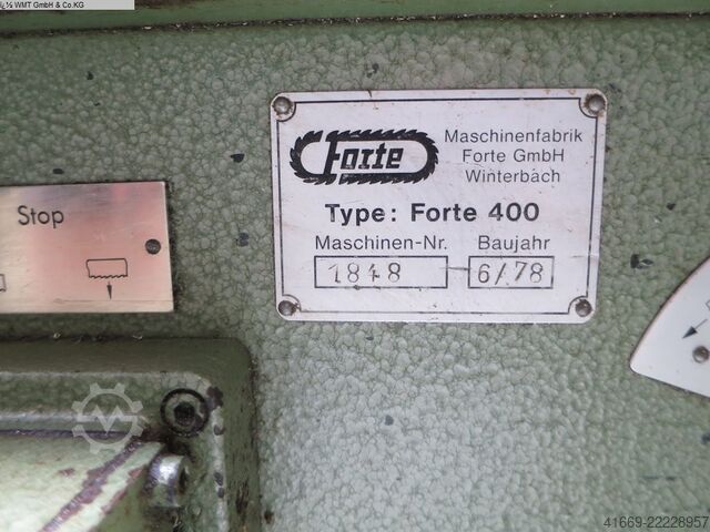 Bandsäge - horizontal FORTE F 400