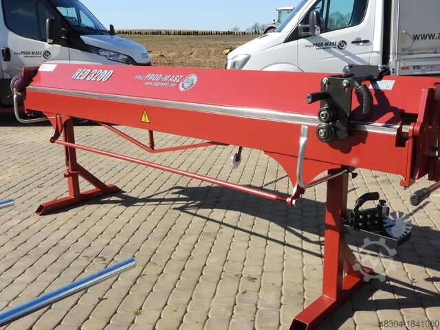 Sheet metal folder, bending machine PROD-MASZ PROFI Abkantbank Biegemaschine Abkantbank24 RED 3200/0.8 + Aussparung