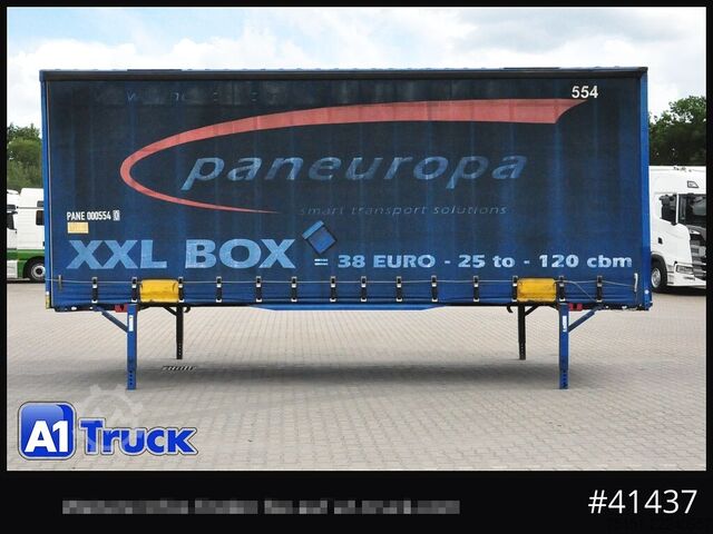 Swap body with flatbed & tarp KRONE Wechselbrücke Jumbo BDF 7,82, Code XL,