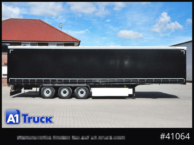 Open semitrailer with tarp KRONE SD, Tautliner, neue Plane, 231.002km, 1 Vorbesitzer