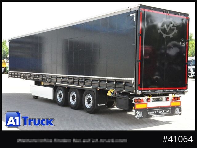 Open semitrailer with tarp KRONE SD, Tautliner, neue Plane, 231.002km, 1 Vorbesitzer