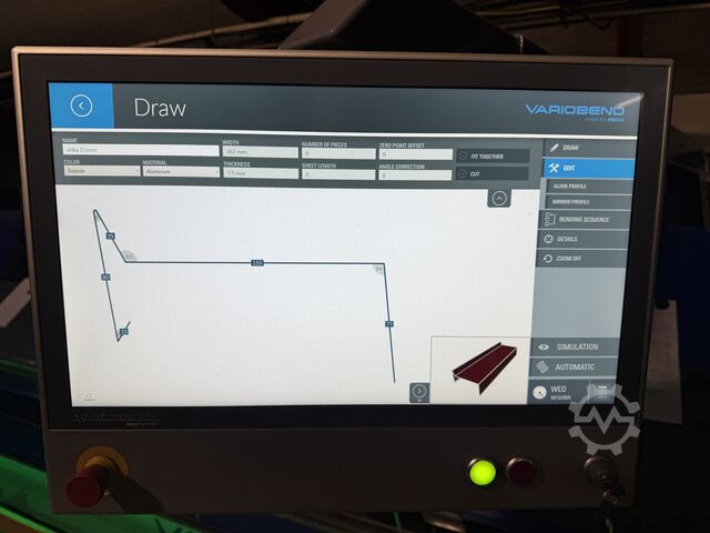 Schwenkbiegemaschine Variobend Variobend EB 6.1,50