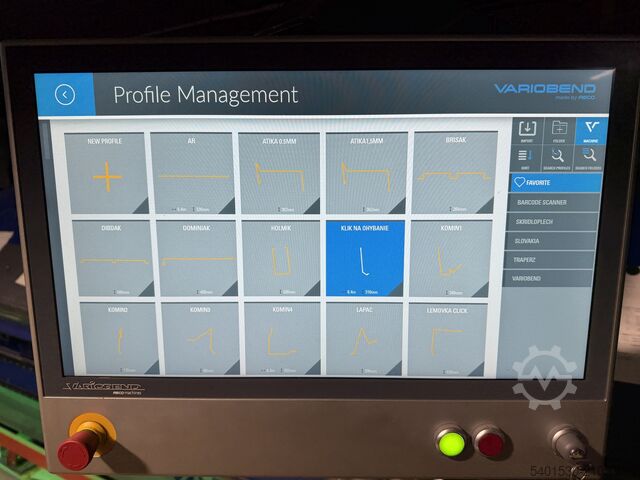 Schwenkbiegemaschine Variobend Variobend EB 6.1,50