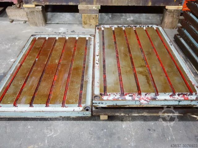 T-slots floor plates - test field  