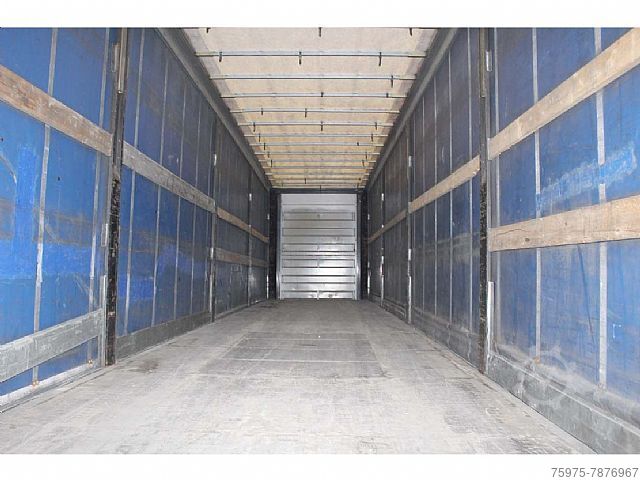 Flatbed + tarpaulin merker semirimorchio centinato francese usato