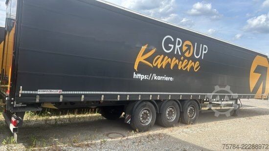 Open semitrailer with tarp SCHWARZMüLLER S1 J-SERIE LäNGE 15.300MM, MIETKAUF MGL.