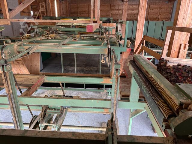 Stacking system with tilt destacking  
