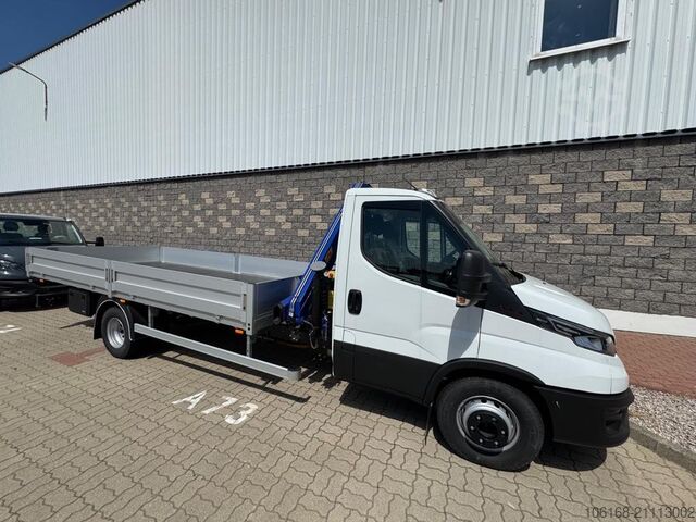 Truck-mounted crane van Iveco Daily 70C18 Kran Hyva Pritsche 5 m