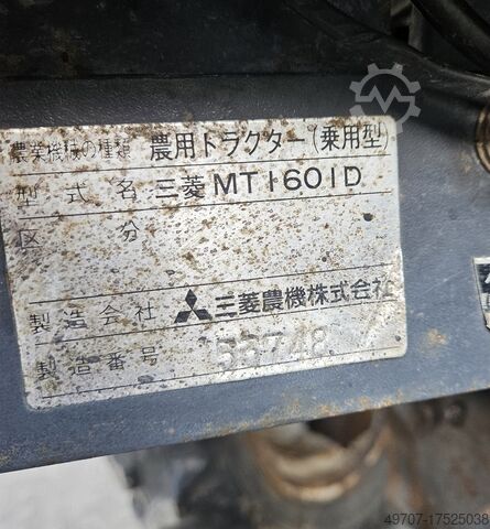 Horticultural tractor KUMIAI MT1606D 16LE 4x4 3cylinder