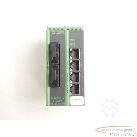 Phoenix Contact component Phoenix Contact FL SWITCH LM 4TX/2FX SN:2002362451 - ! -