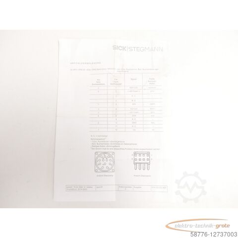Component Sick / Stegmann SRM 50 Stand Alone SN:6CR1D0502000-F60006059 - ! -