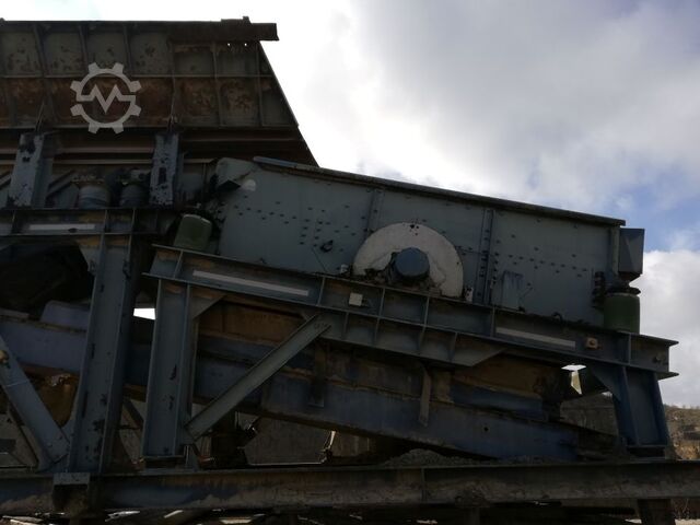 Feed hopper with pre-screening Haver & Boecker UF 1200x3650