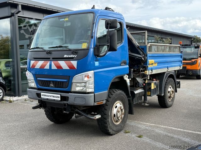 Transporter mit Kipper MITSUBISHI Pfau Rexter A6500 Allrad/Kipper/Klima/Kran HIAB