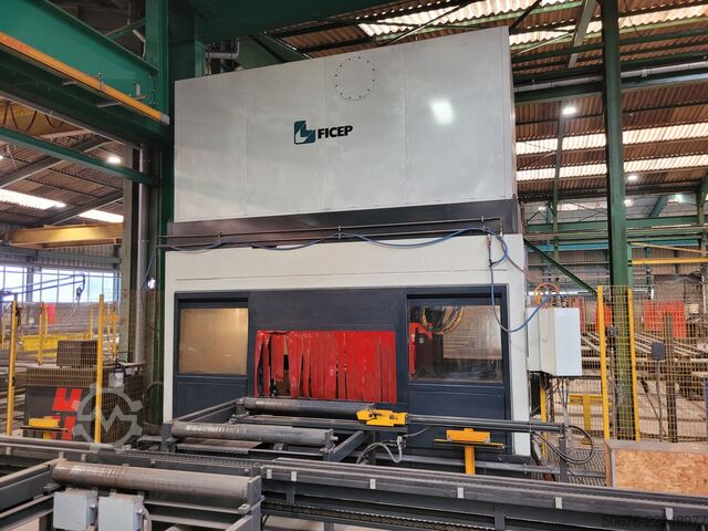 Ausklink-Brennanlage Ficep 1201 FRC