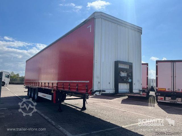 Auflieger mit Pritsche & Plane Kässbohrer Curtainsider Standard