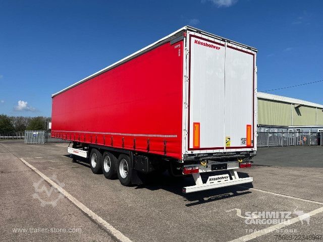 Auflieger mit Pritsche & Plane Kässbohrer Curtainsider Standard