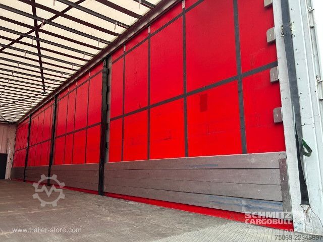 Auflieger mit Pritsche & Plane Kässbohrer Curtainsider Standard
