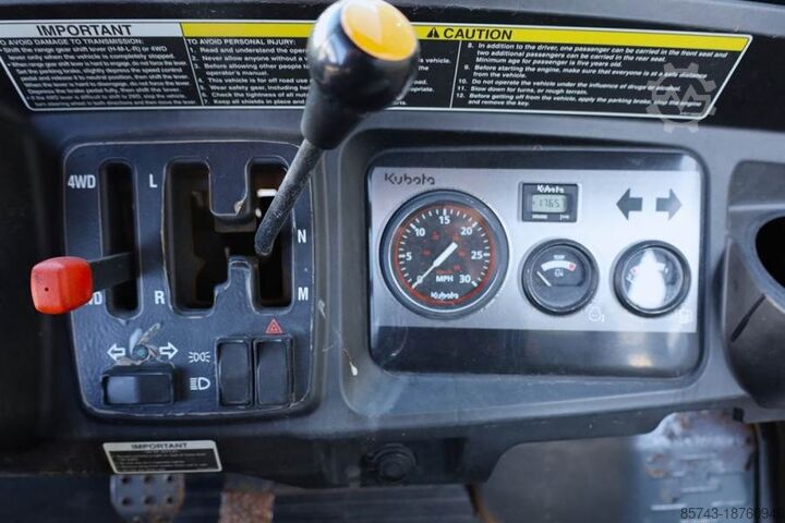 Kubota RTV1140CPX-UK 4x4 ATV Diesel, 4x4 Drive, 4 Persons Kubota RTV1140CPX-UK 4x4 ATV Diesel, 4x4 Drive, 4 Persons