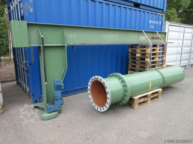 Pillar jib crane slewing crane chain hoist Demag Kran Drehkran Hallenkran 2000KG NL 2000Kg 2t L 5m PK10 Kettenzug