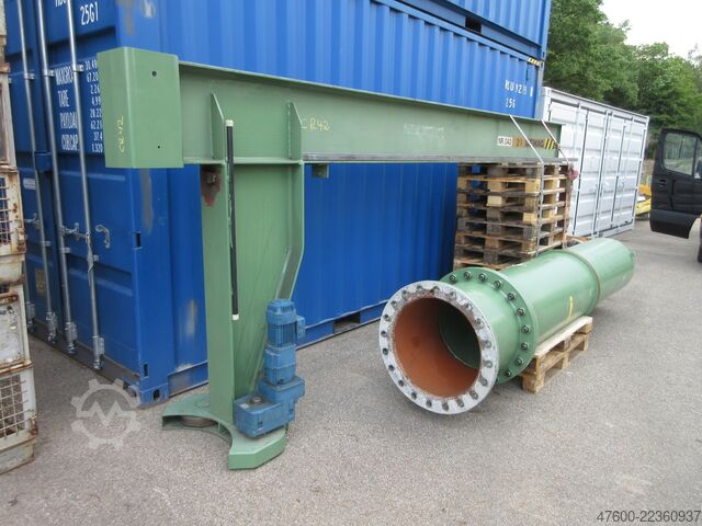 Pillar jib crane slewing crane chain hoist Demag Kran Drehkran Hallenkran 2000KG NL 2000Kg 2t L 5m PK10 Kettenzug
